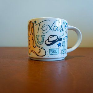 Starbucks Texas Coffee Mug Been There Series Across The Globe Collection